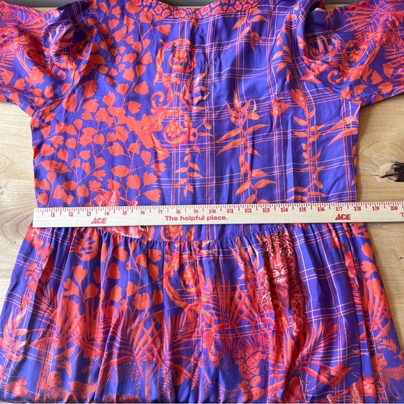 LULASOUL DRESS M MOWGLI CAPSULE LAGENLOOK BOHO WHIMSICAL TROPICAL VACATION CHIC - Picture 9 of 12